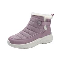 足力健老人鞋中老年人女棉鞋棉鞋25932051J 芦灰-女款    38   