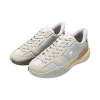 乐卡克(Le coq sportif)男鞋休闲运动鞋轻便百搭透气舒适耐磨防滑 白灰 35