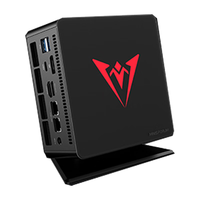 铭凡(MINISFORUM)UM780/790XTX锐龙R7-7840HS/R9-7940HS迷你电脑小主机70W高性能游戏办公双网口台式机 UM790XTX黑色(R9 7940HS) 双通道32G/