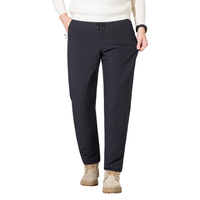 雪中飞2025冬男士羽绒裤鹅绒时尚休闲户外直筒百搭舒适保暖 黑色|8056 3XL /185/98A