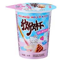 meiji 明治 欣欣杯 酱饼干条 草莓酸奶味 25g*6杯