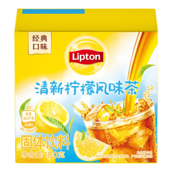 立顿 花果茶 清新柠檬茶 180g 1盒
