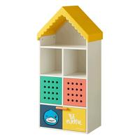 QuanU 全友 家居X小黄鸭 青少年书柜书房半开放式绘本玩具收纳柜128709