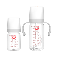 爱得利（evorie）Tritan奶瓶 新生儿奶瓶0-6个月防胀气 轻便防摔 婴儿奶瓶 160ml+240ml套装-灰