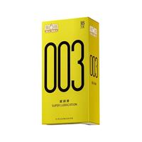 杰士邦001避孕套超薄0.01隐形裸入超润聚氨酯套男女计生情趣快潮品 【超薄003】第六感003超薄18只