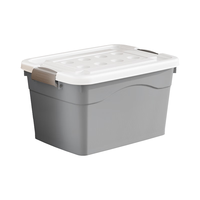 纳份爱加大号收纳箱家用大容量零食杂物储物箱卧室衣物被褥多功能置物箱 蓝色 【64*46*37cm】单个装