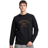 马克华菲重磅卫衣潮牌高级感男款上衣男柔软亲肤设计感套头衫 MK6621黑色 M