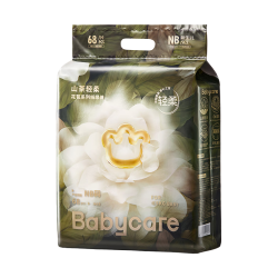 babycare bc babycare花苞裤薄透气轻柔山茶花纸尿裤婴儿尿不湿 NB码-68片/包