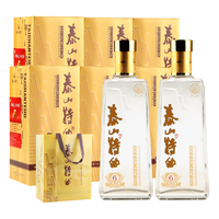 泰山牌 泰山特曲小窖佳酿6 浓香型白酒 42度整箱500mL*6瓶 山东白酒