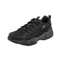 SKECHERS 斯凯奇 男女闪电熊猫鞋拼接运动休闲鞋厚底老爹鞋237225/149491 男款/全黑