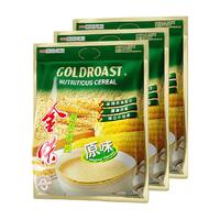 GOLDROAST 金味 冲饮麦片原味麦片600gx3袋速食早餐燕麦代餐零食