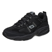 斯凯奇(Skechers)织物老爹鞋户外休闲运动鞋子男 51241 全黑 45