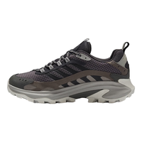 MERRELL MOAB SPEED 2GTX户外低帮男女款越野鞋防水防滑轻量越野跑徒步鞋 J037515柏油灰 男