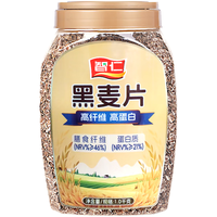 智仁 即食高纤黑燕麦片1000g 桶装 无添加蔗糖 早餐营养代餐