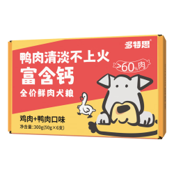 多特思 全价通用狗湿粮 鸭肉味鲜肉狗粮主粮300g