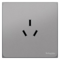 Schneider Electric 施耐德电气 皓呈系列 A3T426_16S_PG_C1 三孔16A插座 薄雾灰