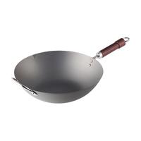 原装进口RIVERLIGHT日本极铁锅无涂层高纯铁健康炒菜铁锅神炒36cm