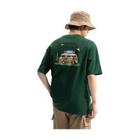 Reebok 24男女休闲运动卡通后背印花针织短袖T恤