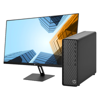 HP/惠普 14代i5 商务办公台式电脑主机+27英寸显示器 512GB SSD+1TB HDD 集成显卡 i5-14400 16GB