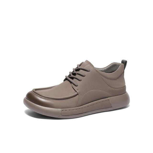 百丽 男鞋高帮休闲鞋冬户外工装鞋加绒短靴