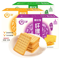 阿尔发 无糖纤缘饼干 奶油味 420g