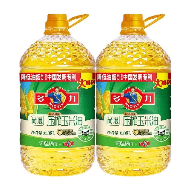 多力 尚选玉米油6.08Lx2桶