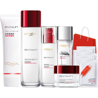 欧莱雅（L'OREAL）套装水乳女士护肤品复颜抗皱紧致滋润补水保湿礼盒化妆品中秋 抗皱8件套礼盒