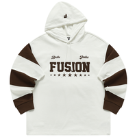 FUSION系列运动卫衣男女同款针织连帽上衣