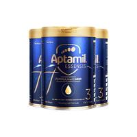 爱他美(Aptamil)澳洲爱他美奇迹绿罐黑钻高端有机a2蛋白婴幼儿奶粉 蓝罐3段3罐(1岁以上)至24年9月