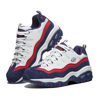 Skechers斯凯奇官方横冲直撞明星同款男女Energy厚底运动老爹鞋 999345 13414-WNT 白色/自然色 35