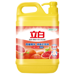 立白 西柚洗洁精1kg送洗碗棉去油去味不伤手果蔬放心洗