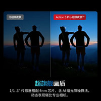 大疆（）大疆Action5Pro 6运动相机山地公路骑行潜水vlog拍摄记录便携相机 【Action 5 Pro】Mini发射器(黑 标配+512高速内存卡

缩减后：
大疆 Action 5 Pro 运动相机 山地公路骑行潜水vlog拍摄记录便携相机 Mini发射器 黑色 标配 512GB高速内存卡
