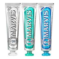 MARVIS 玛尔仕 牙膏套装 (亮白85ml+强效85ml+海洋85ml)