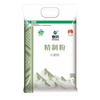 创兴 绿色食品 中筋面粉 奇台精制粉5斤 袋装