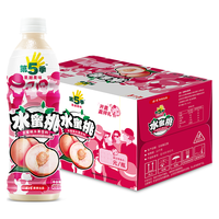 健力宝第5季水蜜桃口味水果果汁饮料450ml*15瓶装整箱