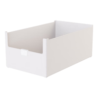 MINISO 名创优品 直角桌面文件收纳盒子收纳整理箱储物盒置物架厨房9.7L 加宽款大号9.7L