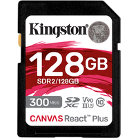 Kingston 金士顿 SDR2系列 SD存储卡 128GB(UHS-II、V90、U3)