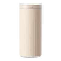 jisulife/几素 无线usb充电便携 桌面加湿器+滤芯 棕色 0.5L