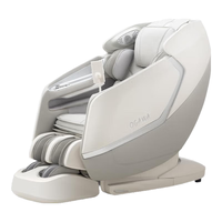 奥佳华按摩椅家用全身全自动太空舱多功能电动小巧小型沙发椅子3D双机芯中医养生老人豪华头等舱OG7828 光翼灰