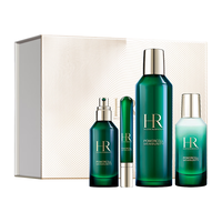 赫莲娜HR绿宝瓶全家族礼盒爽肤水精华液眼部精华护肤品套装中秋礼盒 全明星礼盒4件套(青春乳液)