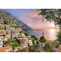 艺臣玩具大型高难度成人木质拼图1000片非纸质拼图解压治愈系风景玩具 海滨幻境1000片木质(带图纸)