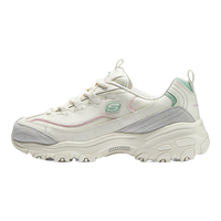 斯凯奇（Skechers）摩卡熊2.0休闲复古老爹鞋女子时尚舒适透气百搭绑带运动鞋 自然色/多彩色/NTMT 38