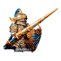 乐英奇凯玩具人仔中古第三方骑士亚瑟王系列中国拼装兰斯洛特圆桌积木男 圆桌骑士-凯（含宝剑+盾牌）