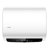 海尔双胆电热水器60升2.2KW速热小尺寸纤薄扁桶家用一级能效节能 抑垢内胆免清洗储水式白色NH5K 60L 2200W 升级抑垢免洗/镁棒免更换