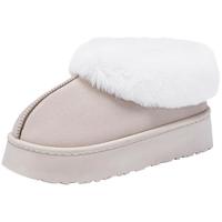 热风 hotwind 加绒雪地靴女2025年冬季保暖百搭毛毛鞋短筒休闲女靴子