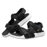 SKECHERS 斯凯奇 夏季男鞋凉鞋日常简约百搭魔术贴搭带沙滩凉鞋男