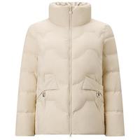 千仞岗秋冬季2024年羽绒服短款立领外套通勤休闲百搭潮流保暖防寒服 杏仁米 XL (170)