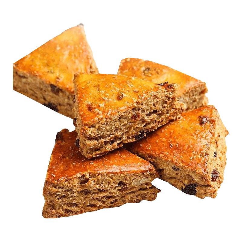 全麦无蔗糖英式司康松饼糕点心下午茶饱腹杂粮面包代餐欧包