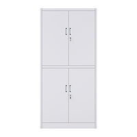 Alpen 欧倍 欧宝美文件柜钢制铁皮资料档案储存柜通双节柜 H 1800*W 850 *D390