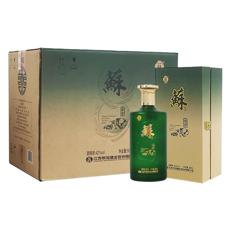  双沟 绵柔型 白酒  4x1x500ml 包装 42%